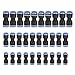 Hilitand 30pcs Air Line Fittings Push to Connect Fittings Straight Push Connectors Plastic Quick Release Connectors for 1/4 5/16 3/8 Tube