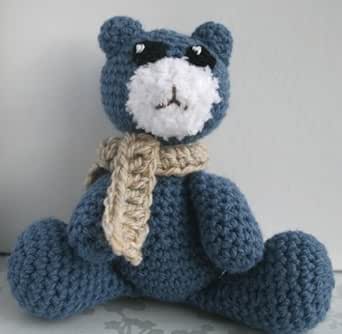 denim teddy bear
