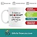 Teacher Appreciation Ceramic Coffee Mug – It Takes a Big Heart to Shape Little Minds Coffee Mug 11 oz. Perfect for Teachers Gifts, Best Christmas Gifts for Teachers, Teacher Assistant, Appreciation