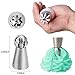 Ouddy 32pcs Baking Supplies Set for Cake/Cupcake Decorating Russian Piping Tips, 3 pcs, Silver