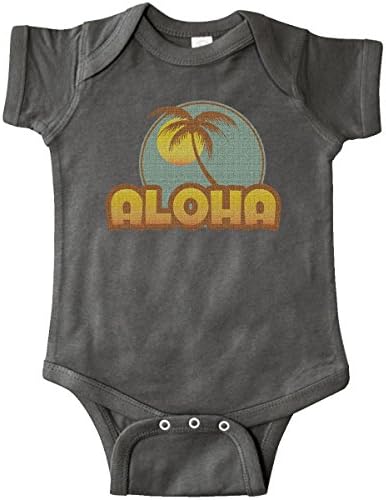 inktastic Aloha Palm Infant Creeper