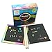 VEHIRIN Rainbow Scratch Art Notes Mini Boards 50 Sheets With Two Wooden Stylus Drawing Pens