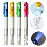 Dealzip Inc® Secret Message Invisible Ink Pen with UV Light-4 Pack
