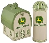 Deere Barn/Silo 2000 Logo Salt and Pepper Shaker Set