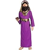 Forum Novelties Biblical Times Purple Wiseman Child Costume, Small