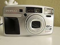 Pentax IQ Zoom 145 M Super Quartz Date 35mm Camera (wood grip)