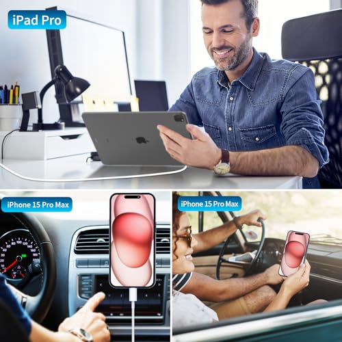 Apple MFi Certified] USB-C Car Charger Fast Charging, Linocell