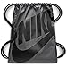 Nike Men Heritage Gym Sack - Dark Grey/Black/Black, 43 x 33 cm