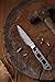 KATSURA Woodworking Project Kit – Paring Knife Blank – 3.5 Inch – Japanese Premium AUS 10, 67 Layers Damascus Steel – Perfect for Woodworkers, Crafters – Includes a Handcrafted Gift box – NO LOGO