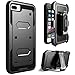iPhone 7 Plus Case,SOPKASE Heavy Duty Protection with Full-Coverage Screen Protector,Dual Layer Full-body Rugged Combo Locking Swivel Belt Clip Holster Cover [Kickstand] for Apple iPhone 7 Plus (2016)