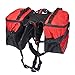 Pettom Dog Saddle Backpack 2 in 1 Saddblebag&Vest Harness with Waterproof for Backpacking, Hiking, Travel, Suit for Small, Medium & Large Dogs
