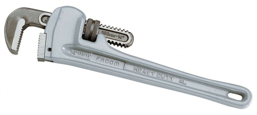 FACOM Pipe Wrench, 1 Piece, 133A.24