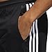 adidas Men's Designed-2-Move 3-Stripe Shorts, Black/White, X-Large