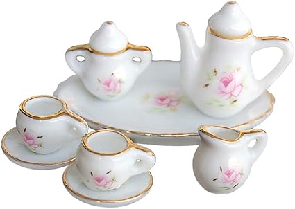 miniature ceramic toys