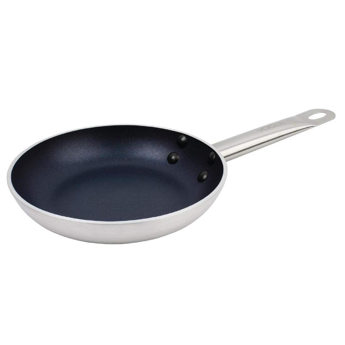 Vogue Aluminium Non-Stick Teflon Induction Frying Pan 20cm - Silver All Hobs Compatible Including Induction CB899