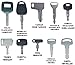 Construction Equipment Master Keys Set-Ignition Key Ring for Heavy Machines, 70 Key Set