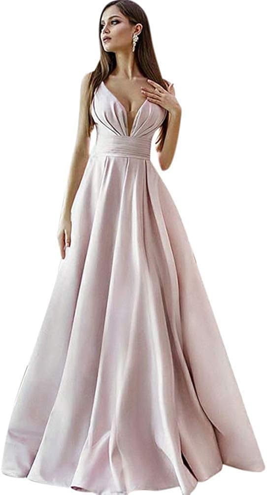 v neck prom dresses 2019