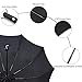 RAINYGO Umbrellas Travel Folding Automatic Umbrella Strong Windproof Compact 210T 10 Ribs Light Weight Auto Open Close