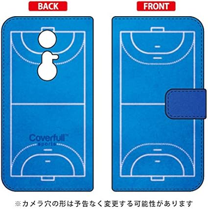 Amazon Arrows Nx F 05f Docomo専用 Coverfull スマートフォンケース 手帳型スマートフォンケース ハンドボールコート ブルー Dfjf5f Ijtc 401 Mhx9 ケース カバー 通販