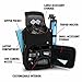 GOgroove Full-Size Camera Backpacks for Photographers - DSLR Camera Backpack with 15.6 in. Laptop Space, Accessory Storage, Tripod Holder, Waterproof Camera Bag for Canon EOS REBEL T7 & More (Black)