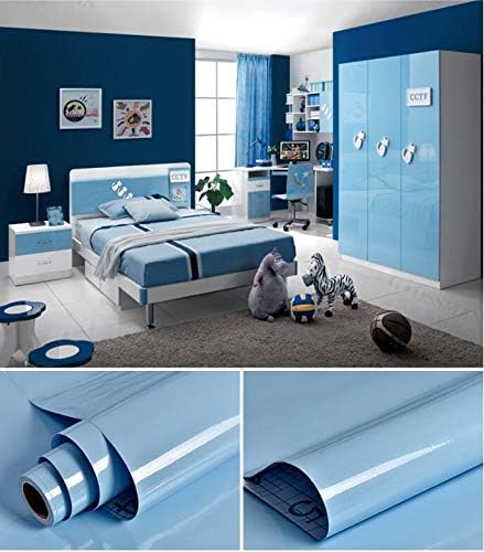 Blanc Papier Adhesif Pour Meuble Cuisine Porte Mur Stickers Meuble 40cmx600cm Vinyle Autocollants Meuble Peintures Outils Et Traitement Des Murs Bricolage