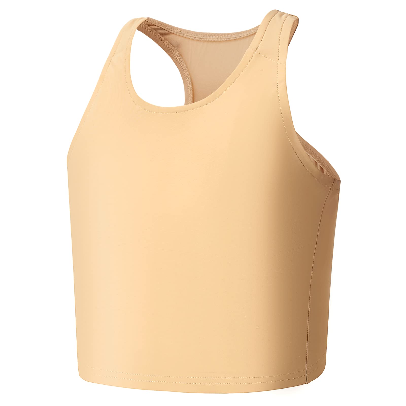 Wonababi Chest Binder for Transgender, Trans Binder with Racerback Breast Binder for Cosplay FTM Binder