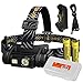 Nitecore HC65 v2 1750 Lumen USB-C Rechargeable Headlamp, White, Red, High CRI LEDs and LumenTac Organizer