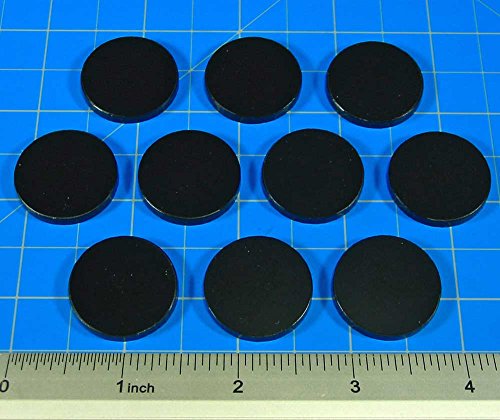RPG Bases, 1 Inch Circular, Medium Figure Size (10)