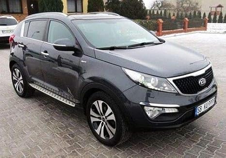 Sportage Sl 2010 15 Trittbretter Schwarz Alu Schutz Der Oe Leiste