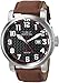 Invicta Men's 'Aviator' Automatic Stainless Steel and Canvas Casual Watch, Color Brown (Model: 23074)