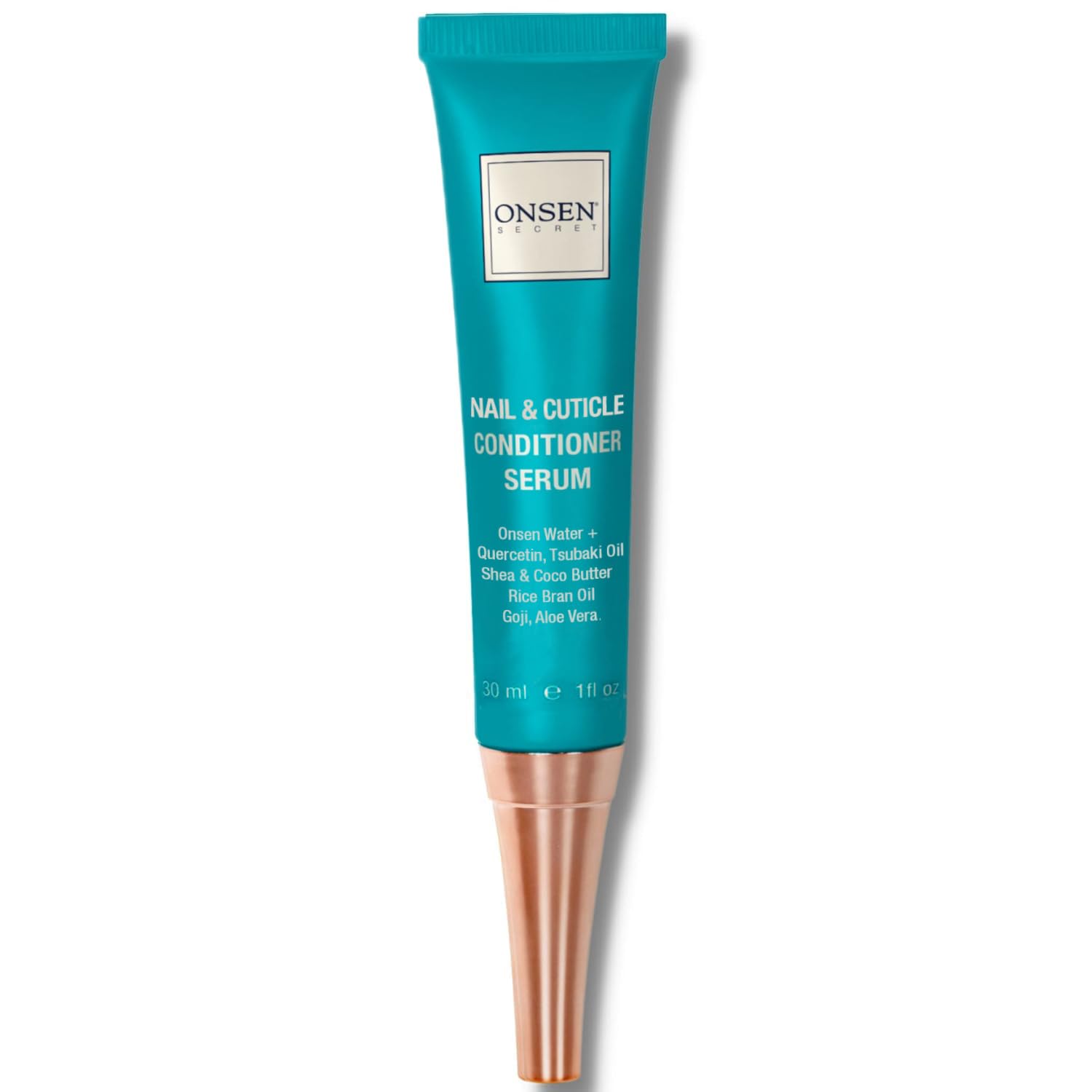 Onsen Nail & Cuticle Cream Treatment w/Japanese Tsubaki, Jojoba & Lavender Oil, Shea Butter – Strengthens Nails, Softens Cuticles - Daily Repair Care - 30ml