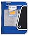 Mead 1-1/2Inch Zipper Binder, 3 Ring Binder, Heavy Duty, PRO Platinum, Blue/Black (72864)