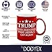 Make Liberals Cry Again Donald Trump Coffee Mugs Re-Elect 2020 Novelty Tea Cup POTUS MAGA Funny Gag Christmas Gift Ideas Republican Conservative Patriotic American Birthday Present for Him Her Dad Mom