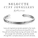 Solocute Cuff Bangle Bracelet Engraved The Love Between Mother & Daughter is Forever Inspirational Jewelry, for Mothers Day, Christmas Day, Thanksgiving Day and Birthday