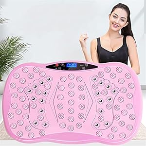 Vibration-Exercise-Machine-Vibration-Plate-Machine-With-Bluetooth-Speaker-5-Program-Modes-Vibrating-Home-Power-Plate-Fitness-Trainer-For-Weight-Loss-Body-ToColorPink-4D-Vibration-Plate-Mach Vibration Exercise Machine, Vibration Plate Machine With Bluetooth Speaker, 5 Program Modes, Vibrating Home Power Plate Fitness Trainer For Weight Loss & Body To(Color:Pink 4D Vibration Plate Mach