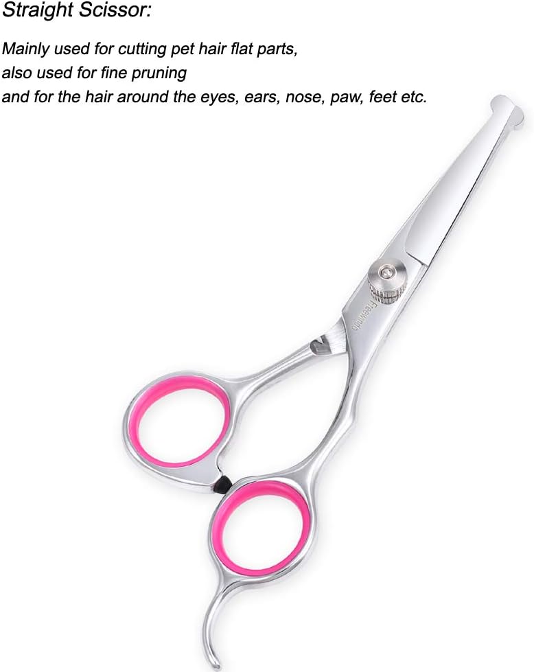 Freewindo Dog Grooming Scissors Set including Safety Round Tip - Image 3