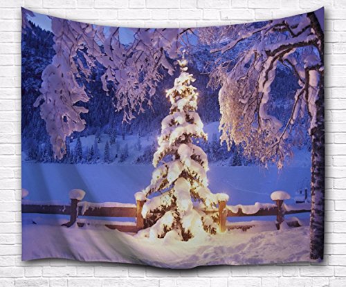 A.Monamour Winter Holiday Season Outdoor Scenery