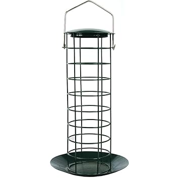 Garden Birds Garden Patio 2 Bird Fat Ball Feeder Squirrel Guard