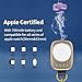 Firenew Apple Watch Charger iWatch Charger with Built in 700 mAh 4 LED Indicating MFI Certified Pocket-Sized Wireless Portable Battery for All Apple Watch Series 3 2 1 Nike 38mm 42mm (Gold)