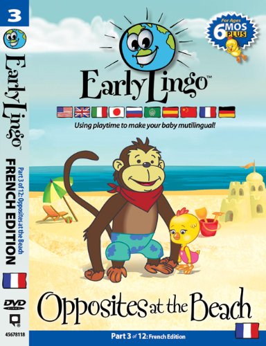 Early Lingo Opposites at The Beach DVD (Part 3 French)