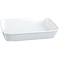 HIC 13x9 Inch Porcelain Lasagna Pan - Rectangular Baking Dish For Casseroles & Roasts