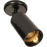 Maxim Spots-One Light Can Wall/Flush Mount in Style-5 Inches Wide by 8.5 inches high-Black Finish