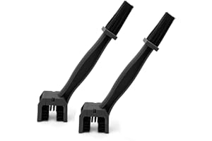 Chain Washer Cleaner, 2 PCS Black Motorcycle Bike Brushs, Bicycle Accessory Maintenance Cleaner Tool Brush Kit