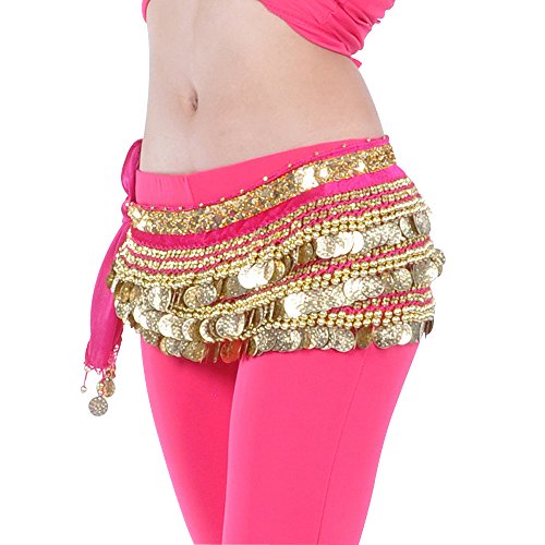 Hanerdun womens velvet waist chain belly dance hip scar…