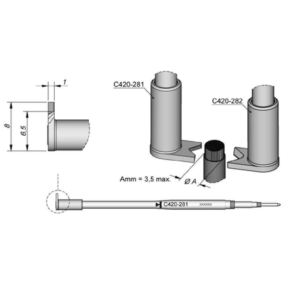 Jbc C420281 Stripper for Tip for HT420 A