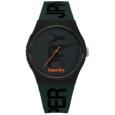 Superdry Urban Quartz Watch Green Silicone Strap Nigeria Ubuy