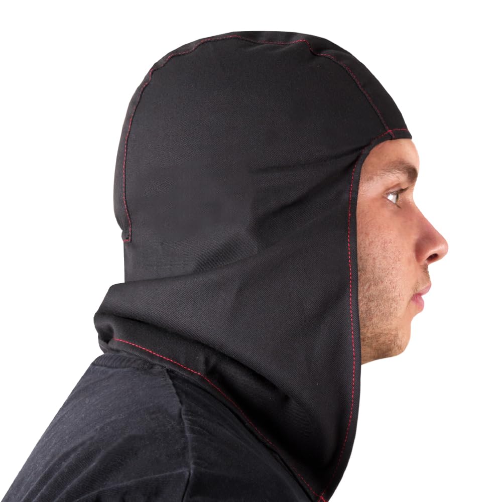 TEXFIRE | Flame retardant hood for welders, breathable, washable and with elastic adjustment. Suitable for all masks.