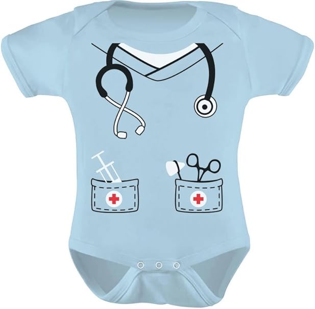 Infant Doctor Nurse Physician Halloween Easy Costume Cute