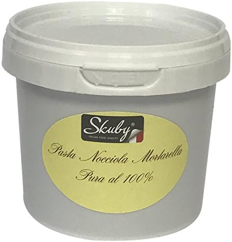 100% pure hazelnut paste from Italy