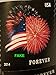 USPS Forever Stamps, Star-Spangled Banner, Roll of 100 (Fireworks)